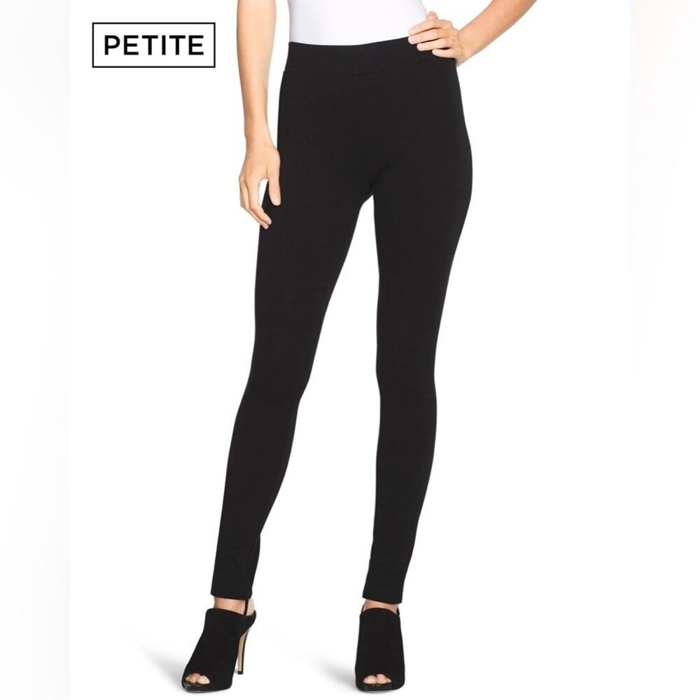 WHBM Ponte Black Leggings Size Medium Petite